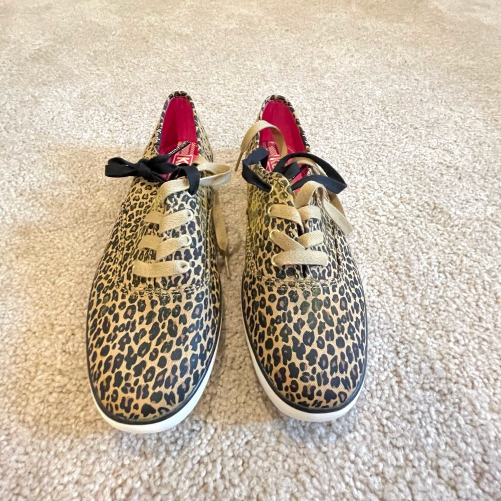 Leopard Print Canvas Keds